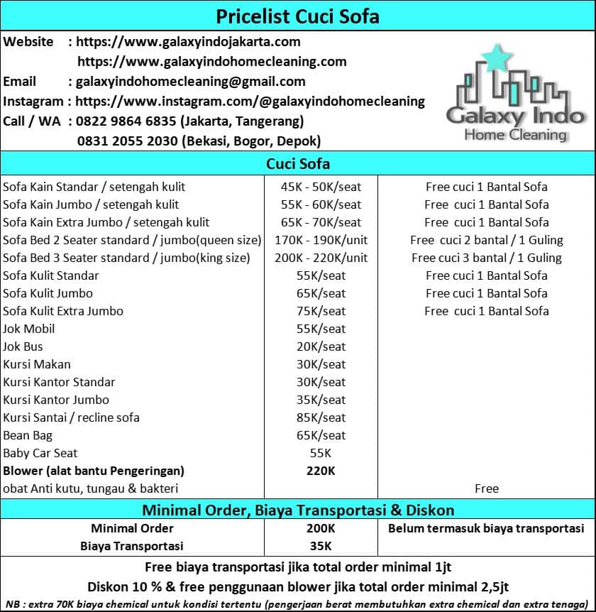 jasa cuci sofa