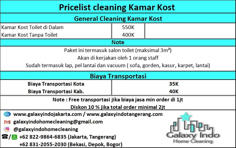 jasa bersih kost